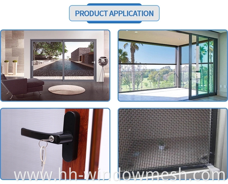 Aluminum Frame Mosquito Netting Fly Screen Door Aluminum Alloy Window Screen